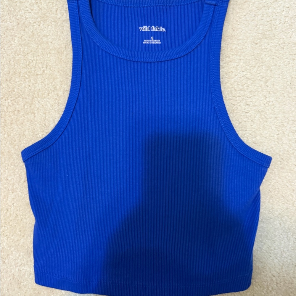 Wild Fable Women's Vibrant Blue Tank Top